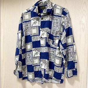 Vintage Blue Bruttini  Size M  Women’s Long Sleeves